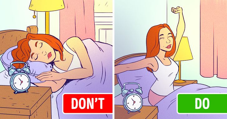 قطع کردن زنگ ساعت و برگشتن به خواب باعث چند پاره شدن خواب می شود.