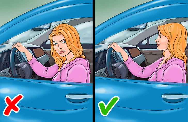 اگر متوجه شدید که خودرویی به مدت طولانی پشت سرشما بوده است، اصا ماشین را نگه ندارید