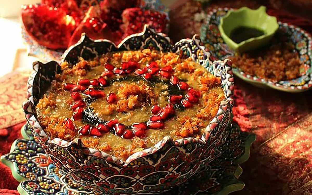 غذا های محبوب شب یلدا در ایران